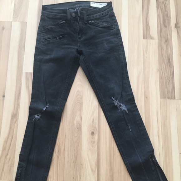 rag & bone Denim - Rag & Bone Black size 27 rocker jeans 😎